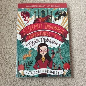 The Extremely Inconvenient Adventures of Bronte Mettlestone - Red & Teal Cover